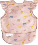 Tiny Twinkle Mess Proof Baby Bib - Waterproof Baby Apron - Machine Washable - PVC, BPA, & Phthalate Free - Great Travel Bib…